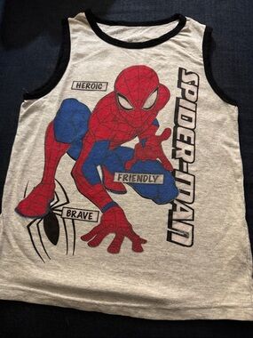 Marvel Spider-Man Graphic Tank Top - Red, Blue & Black